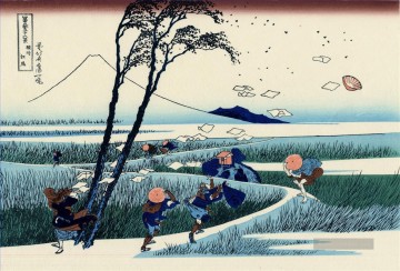  Provinz Kunst - Ejiri in der Suruga Provinz Katsushika Hokusai Ukiyoe